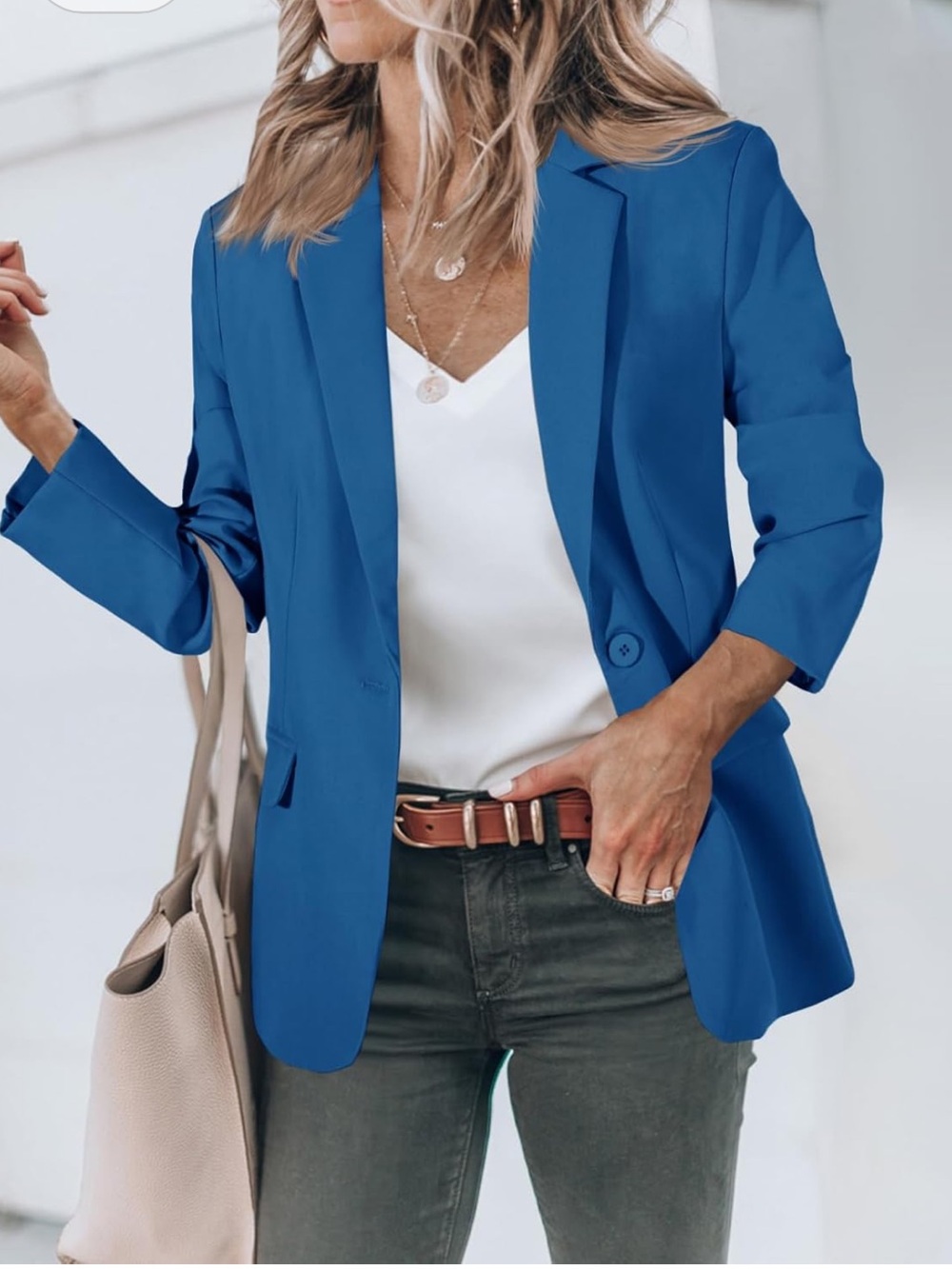 Cicy Bell Blue Blazer